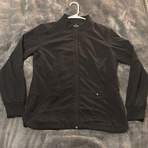 Elegant Women's Black Bomber Jacket